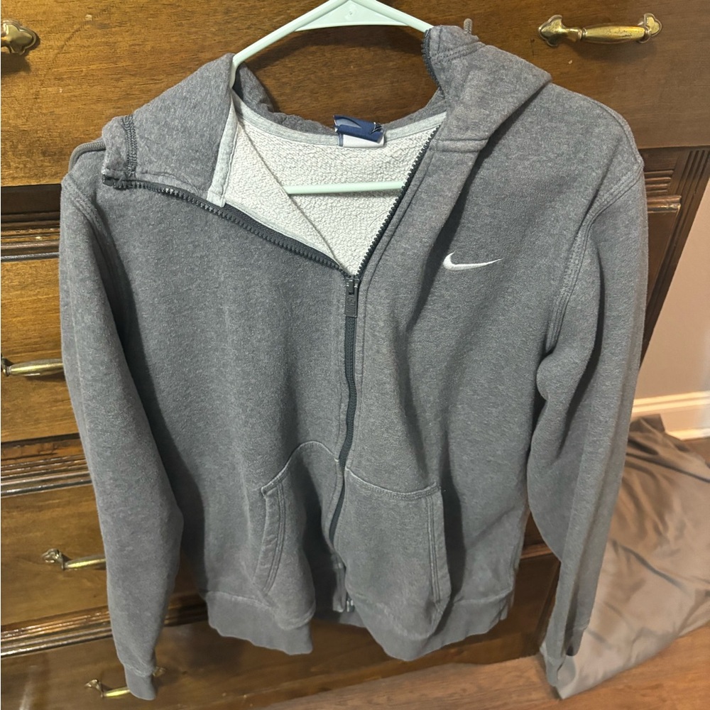 Gray Nike full zip